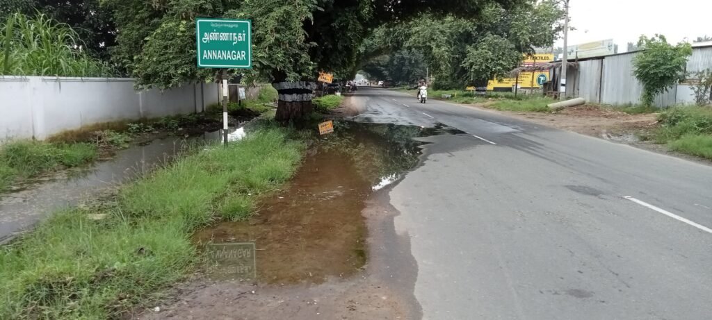 உடுமலை திருமூர்த்திமலை, அமராவதி செல்லும் சாலையில் தண்ணீர் தேங்குவதால் வாகன ஓட்டிகள் அவதி!