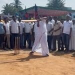 கோனூர் ஊராட்சியில் மாவட்ட அளவிலான கிரிக்கெட் போட்டியை துவங்கி வைத்தார் MP டி.எம். செல்வகணபதி
