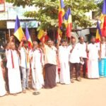 அலங்காநல்லூரில் பாட்டாளி மக்கள் கட்சியினர் ஆர்ப்பாட்டம்.