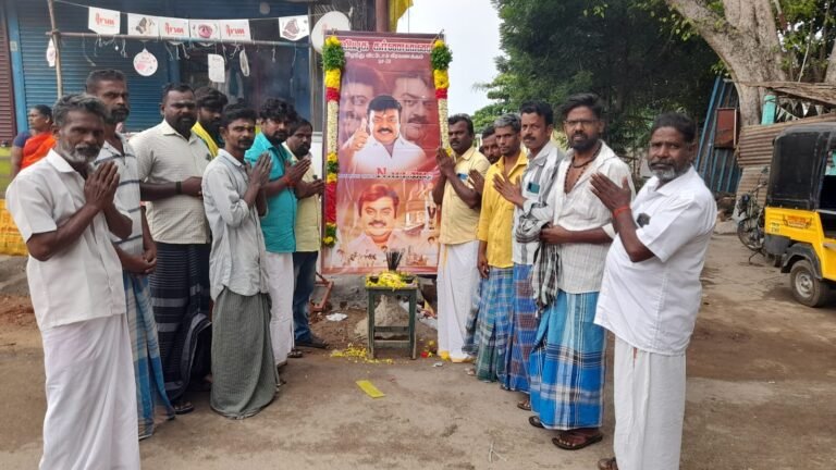 சோழவந்தானில் தேமுதிக தலைவர் விஜயகாந்த் நினைவு தினம் அனுசரிப்பு