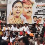 மதுரை திருமங்கலத்தில் தே.மு.தி.க ஆர்ப்பாட்டம்.