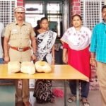 ஈரோடு: ரயிலில் கடத்தி வரப்பட்ட 3.5 கிலோ கஞ்சா பறிமுதல் - ஒடிசாவைச் சேர்ந்த பெண் கைது