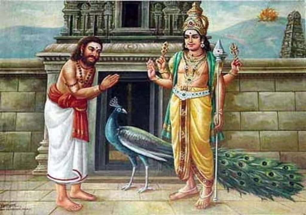 ஒருவர் திருச்செந்தூர் முருகனின் பக்தராக விளங்கினார். அவருக்குச் சொந்தமாக ஒரு மருந்துக் கடை இருந்தது.