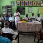 ஓய்வு பெற்ற அரசு அலுவலர் சங்க செயற்குழுக் கூட்டம் நடைபெற்றது.