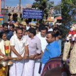 பழனி கோவிலில் தைப்பூசத் திருவிழாவிற்கான தேர் புதிதாக செய்யப்பட்டு வெள்ளோட்டத்தை அறநிலையத்துறை அமைச்சர் சேகர்பாபு துவக்கி வைத்தார்.