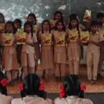 கந்தர்வகோட்டை அருகே துளிர் வாசிப்பு திருவிழா நடைபெற்றது.