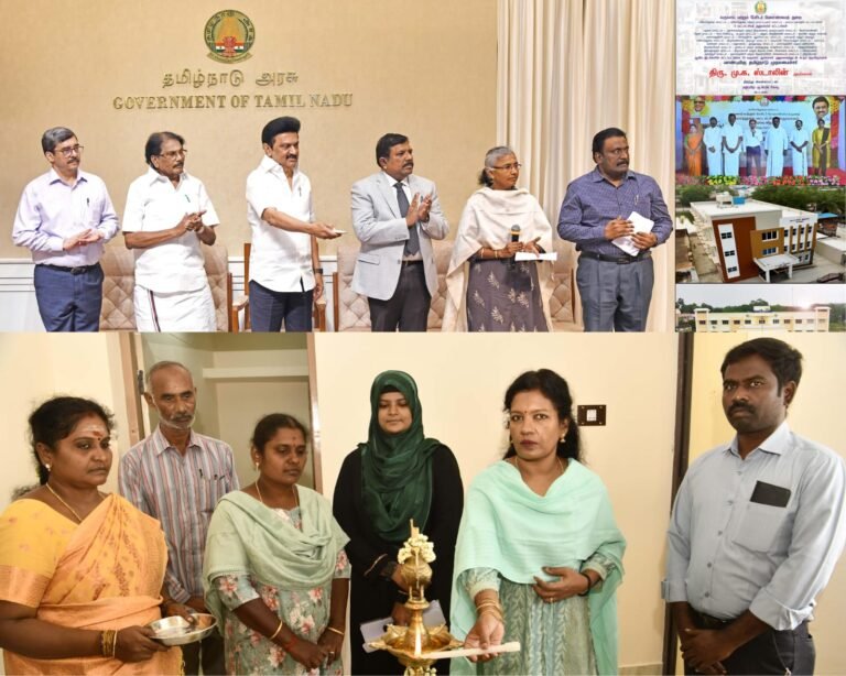 போடியில் வருவாய் ஆய்வாளர் அலுவலகத்துடன் கூடிய குடியிருப்பு கட்டடிடம்: காணொளி காட்சி வாயிலாக முதலமைச்சர் திறந்து வைத்தார்: