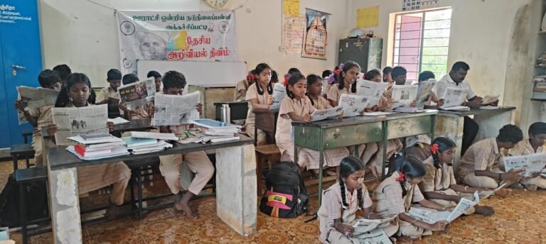 கந்தர்வகோட்டை அருகே இந்தியாவின் முதல் செய்தித்தாள் வெளிவந்த தினம் கடைபிடிக்கப்பட்டது.