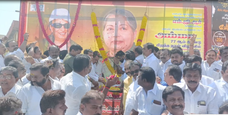 பழனியில் அம்மா 77வது பிறந்தநாள் விழா.