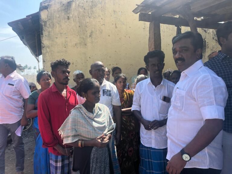 தீ விபத்து: எம். எல். ஏ. ஆறுதல்