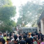 தேவதானப்பட்டி மூங்கிலணை காமாட்சியம்மன் கோயிலில் கொடியேற்றம்