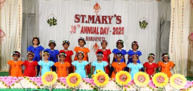 காரியாபட்டி செயின்ட் மேரிஸ் மெட்ரிகுலேஷன் பள்ளியில் 38வது ஆண்டு விழா
