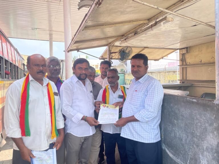 தாராபுரம் அடுத்துள்ள கணபதிநகர் வழியாக கொங்கூர் வரை பேருந்து இயக்க தமிழக வாழ்வுரிமைக் கட்சி கோரிக்கை.!