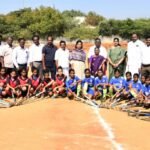 தேனியில் மாநில அளவிலான குடியரசு தின குழு விளையாட்டு போட்டி : மாவட்ட ஆட்சியர் தொடங்கி வைத்தார்.