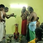 உசிலம்பட்டி ஆண்டிச்சாமி கோவில் கும்பாபிஷேகம் நடைபெற்றது.