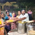 இடையக்கோட்டை ஊராட்சியில் தைப்பூசத் திருவிழாவை முன்னிட்டு விடுதலை சிறுத்தைகள் கட்சி சார்பில்அன்னதானம்.