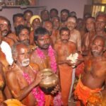 மஞ்சமலை சுவாமி திருவிழா பிடிமண் எடுக்கும் விழா நடைபெற்றது.