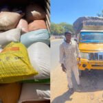 மதுரை விமான நிலையம் சாலையில் உள்ள ஈச்சனேரி பகுதியில் 1700 கிலோ ரேஷன் அரிசியை காரில் கடத்திய இருவர் கைது