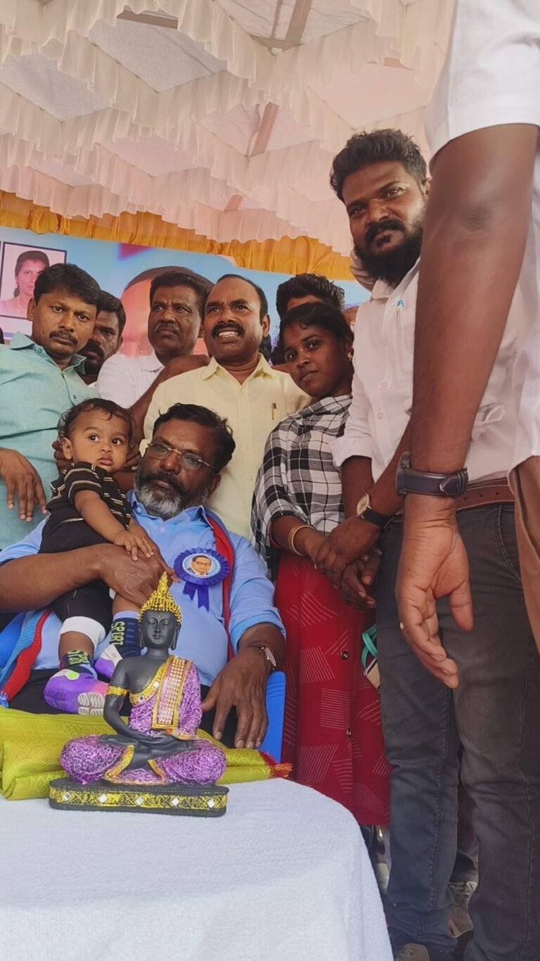 விடுதலை சிறுத்தைகள் கட்சி பிரமுகர் குழந்தைக்கு பெயர் சூட்டுவிழா.