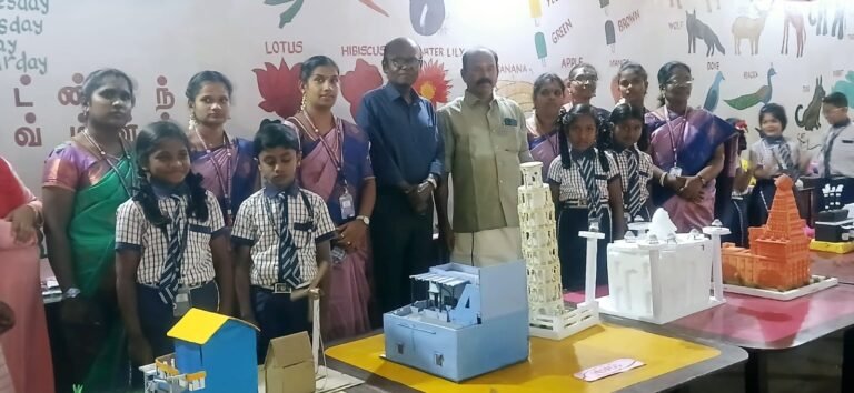 ஞானம் மழலையர் பள்ளியில் அறிவியல் கண்காட்சி