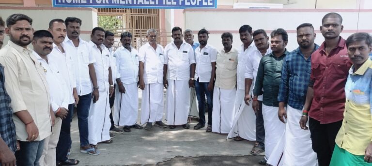 பழனி மனநலம் காப்பகத்தில் முதலமைச்சர் மு.க ஸ்டாலின் 72 வது பிறந்த நாளை முன்னிட்டு அறுசுவை உணவு வழங்கப்பட்டது