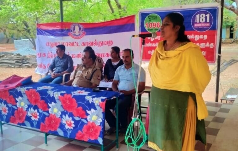 மதுரைமாவட்ட பள்ளி மாணவர்களுக்கு பாலியல் தீண்டல் விழிப்புணர்வு நிகழ்ச்சி நடைபெற்றது.