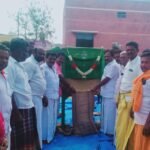 நிலக்கோட்டை சிறுநாயக்கன்பட்டியில் விவசாயிகளிடம் நெல் கொள்முதல் துவக்க விழா நடைபெற்றது.