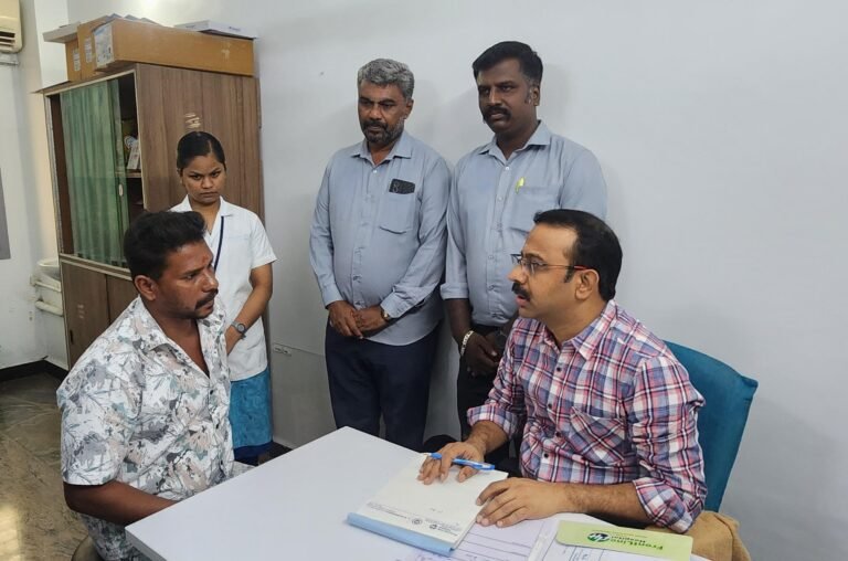 திருச்சி ப்ரண்ட்லைன் மருத்துவமனையில் சிறுநீரக நோய் கண்டறியும் சிறப்பு மருத்துவ முகாம் நடைபெற்றது.