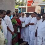 சோழவந்தானில் திமுக அரசை கண்டித்து அதிமுக சார்பில் துண்டு பிரசுரம் வழங்கப்பட்டது