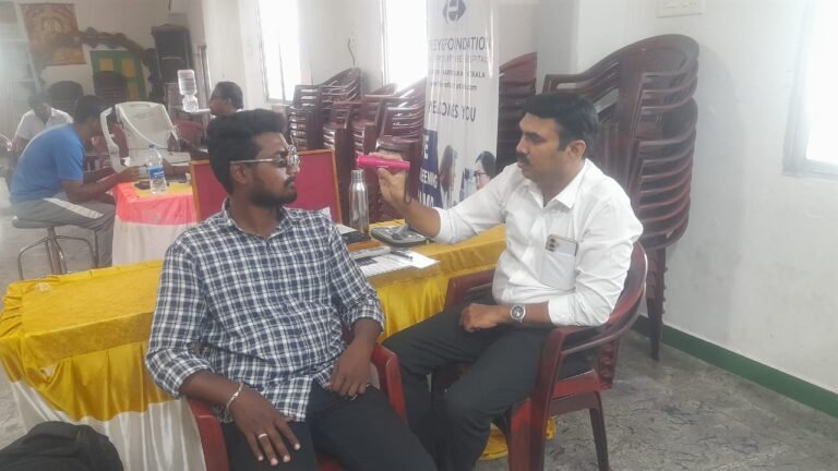 சோழவந்தானில் தி .ஐ.பவுண்டேஷன் சார்பில் கண் சிகிச்சை முகாம் பொது மக்கள் பயன் பெற்றனர்.