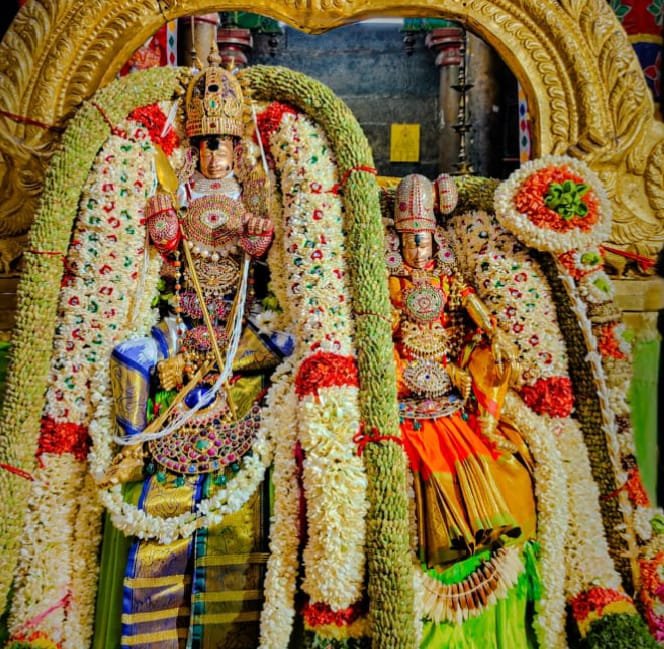 திருப்பரங்குன்றத்தில் மதுரை மீனாட்சி திருக்கல்யாண வைபவம்.