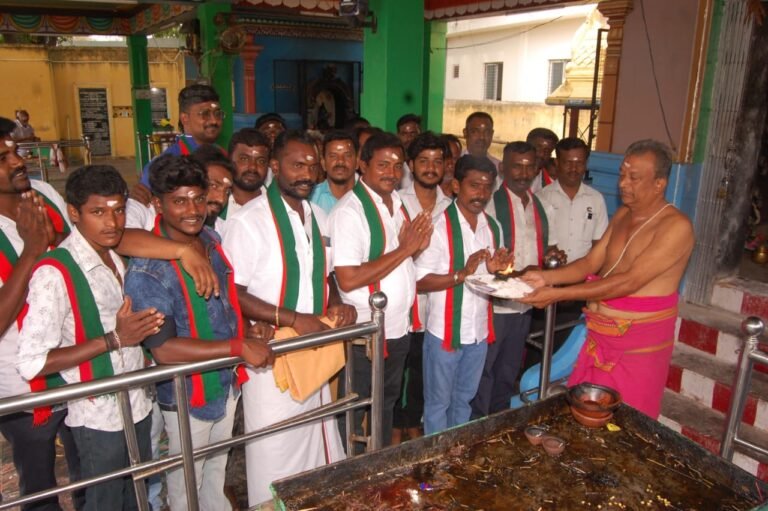 தமிழ்நாடு கொங்கு பேரவைதலைவர் தனியரசு பிறந்த நாளை முன்னிட்டு, சிறப்பு பூஜை அன்னதானம்