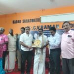 தென்கரை பேரூராட்சி தலைவருக்கு "சேவை சுடர்" விருது வழங்கி கெளரவிப்பு