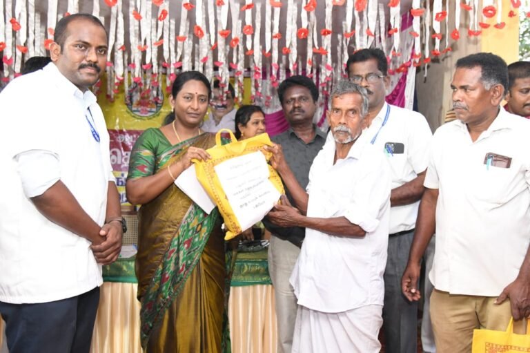 மக்கள் தொடர்பு முகாம் மூலம் நலத்திட்ட உதவிகள் வழங்கிய மதுரை மாவட்ட ஆட்சியர் மா.சௌ.சங்கீதா