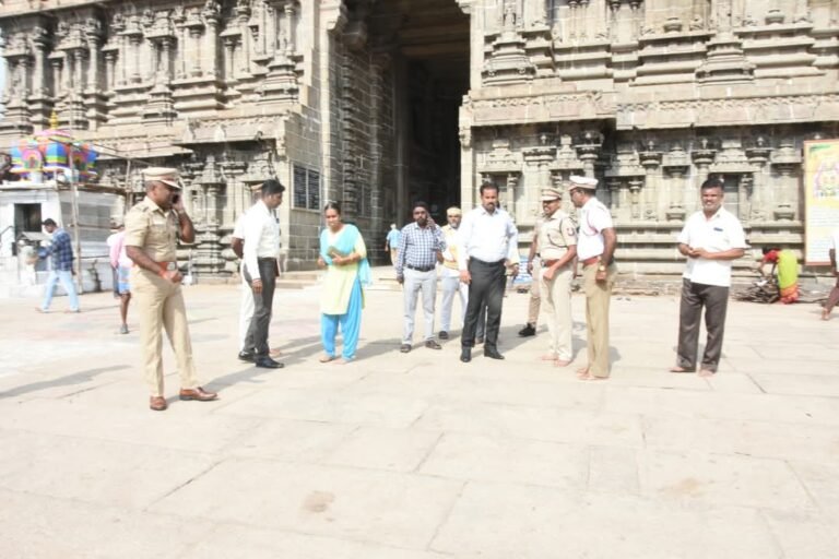 தென்காசி காசி விஸ்வநாதர் கோவில் திருப்பணிகள் தீவிரம். மகா கும்பாபிஷேகத்திற்கு தயாராகும் பக்தர்கள்