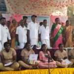 ஸ்ரீமுஷ்ணம் அருகே பாளையங்கோட்டை தெற்கு பாளையம் ஊராட்சி ஒன்றிய நடுநிலைப் பள்ளியில் பள்ளி ஆண்டு விழா நடைபெற்றது