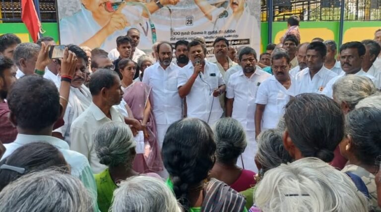 திருமங்கலம் ஒன்றியத்தில் செயலாளர் ஆர் வி சண்முகம் தலைமையில் கண்டன ஆர்ப்பாட்டம்