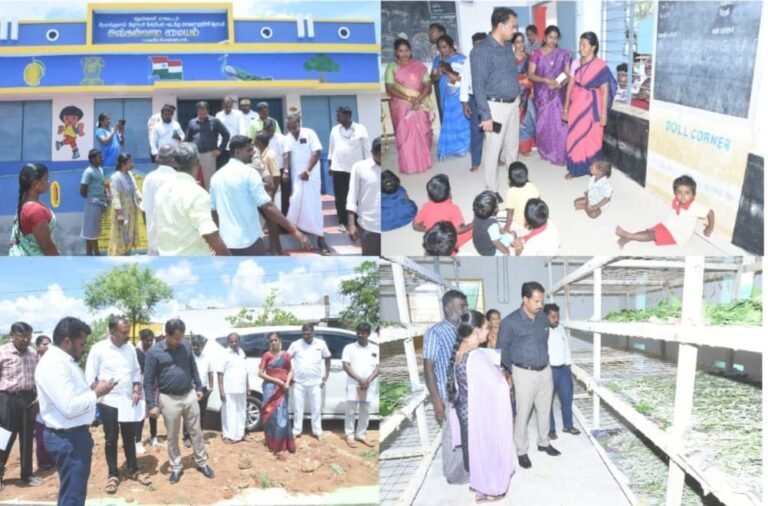 தென்காசி மாவட்டத்தில் நடைபெற்று வரும் பல்வேறு வளர்ச்சித்திட்டங்களை மாவட்ட ஆட்சித்தலைவர் நேரில் பார்வையிட்டு ஆய்வு செய்தார்