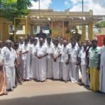 சோழவந்தானில் திமுக சார்பில் பிகே. மூக்கையா தேவர் சிலைக்கு மாலை அணிவித்து மரியாதை