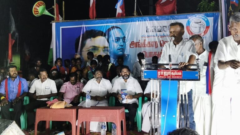 உசிலம்பட்டியில் விசிக சார்பில் வெற்றி விழா பொதுக் கூட்டம் நடைபெற்றது.