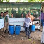 விவசாயிகளுக்கு தோட்டக்கலை கல்லூரி மாணவிகள் அங்கக வேளாண்மை குறித்து விழிப்புணர்வு