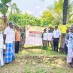 தென்னையில் ரூகோஸ் சுருள் வெள்ளை ஈ கட்டுப்பாடு குறித்தவிழிப்புணர்வு முகாம் நடைபெற்றது.