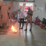 மதுரை மாவட்டம், வாடிப்பட்டி தீயணைப்பு நிலையம் சார்பாக. தீ தொண்டு நாள் விழிப்புணர்வு நடைபெற்றது.