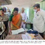 மாவட்ட ஆட்சியர் பல்வேறு இடங்களில் ஆய்வு செய்தனர்.