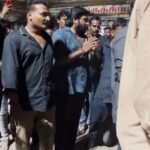 மதுரை முனிச்சாலை பகுதியில் நள்ளிரவில் விஜய் சேதுபதியை காண குவிந்த ரசிகர்கள் !