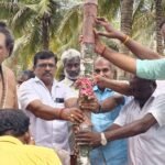 காரத்தொழுவில்அகஸ்தீஸ்வரர் கோயிலில் முகூர்த்த கால் பூஜை!