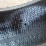 மதுரை நத்தம் நான்கு வழிச்சாலையில் அடிக்கடி நான்கு சக்கர வாகனம் கார் டயர்களில் ஏறும் ராடுகள் அச்சத்தில் வாகன ஓட்டிகள்.