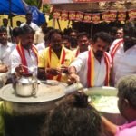 வாடிப்பட்டியில் தமிழக வெற்றி கழகம் சார்பாக மோர் பந்தல் திறப்பு விழா