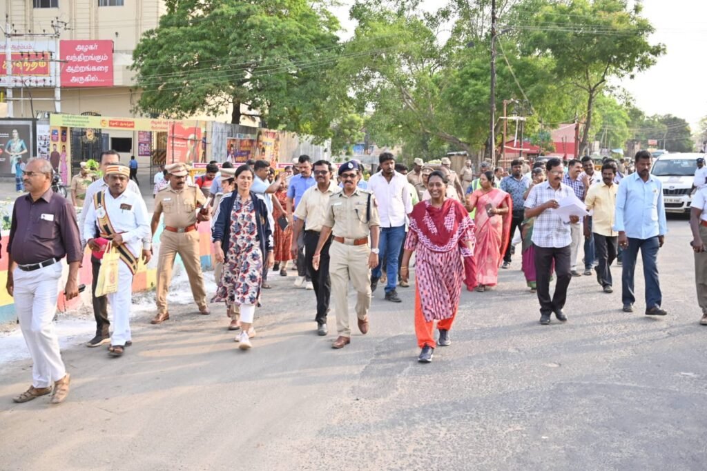 சித்திரைத் திருவிழா முன்னேற்பாடுகள் மதுரை மாவட்ட ஆட்சியர் ஆய்வு.
