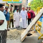 உப்பளம் தொகுதி புஸ்ஸி சாலையில் திடீர் பள்ளம்! போக்குவரத்து பாதிப்பு!